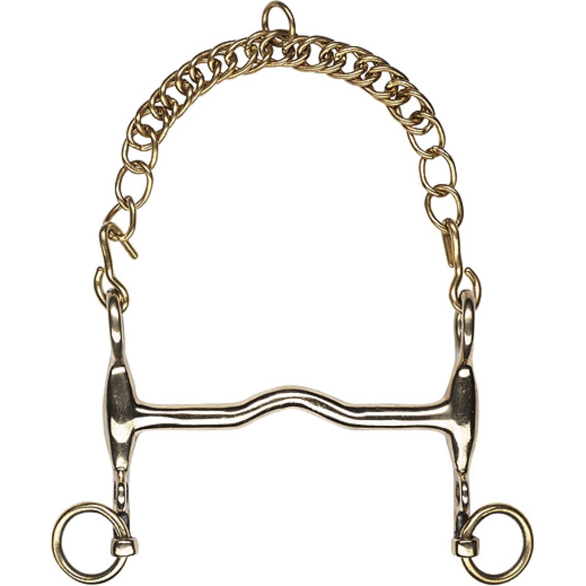 Feeling Bocado de Dressage Ramales Cortos Cyprium Sólido 16mm