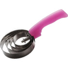 Hippotonic Cepillo de curry Fluo Metal Redondo Rosa