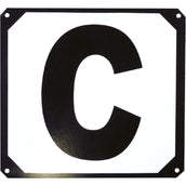 Hippotonic Letras de doma con Soporte Metálico Negro/Blanco