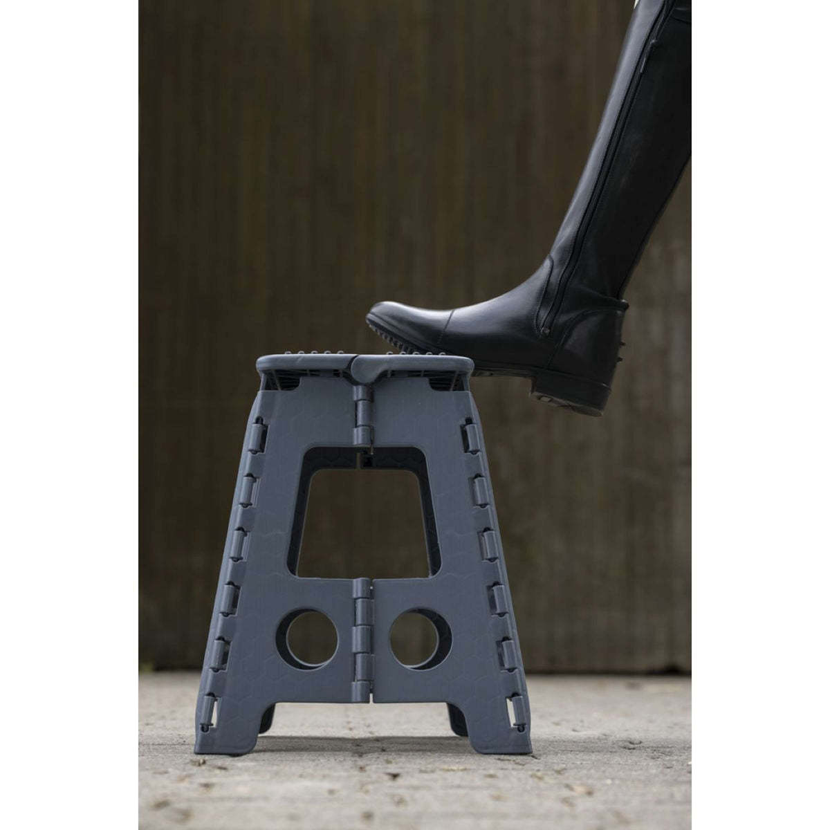 Hippotonic Escalón/Taburete Grip Plegable Gris