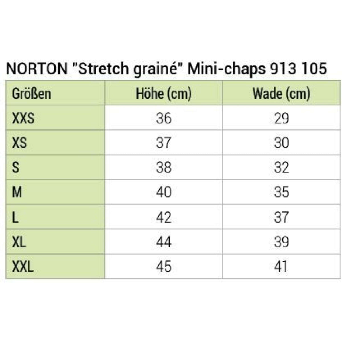 Norton Minichaps Stretch Grain Marron