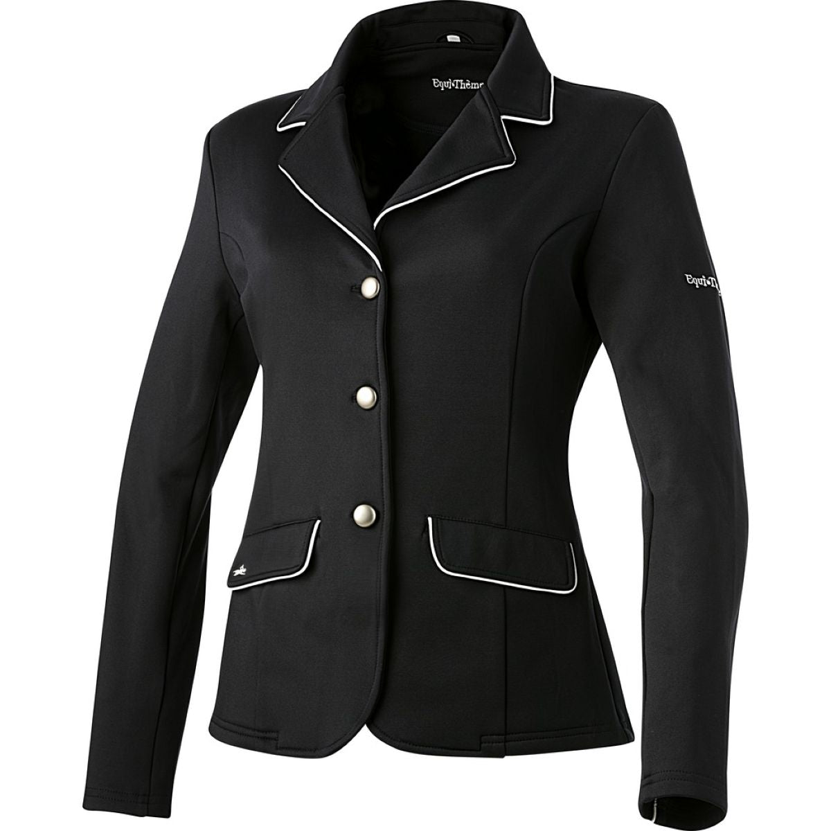 EQUITHÈME Chaqueta de Competición Soft Classic Negro Gris