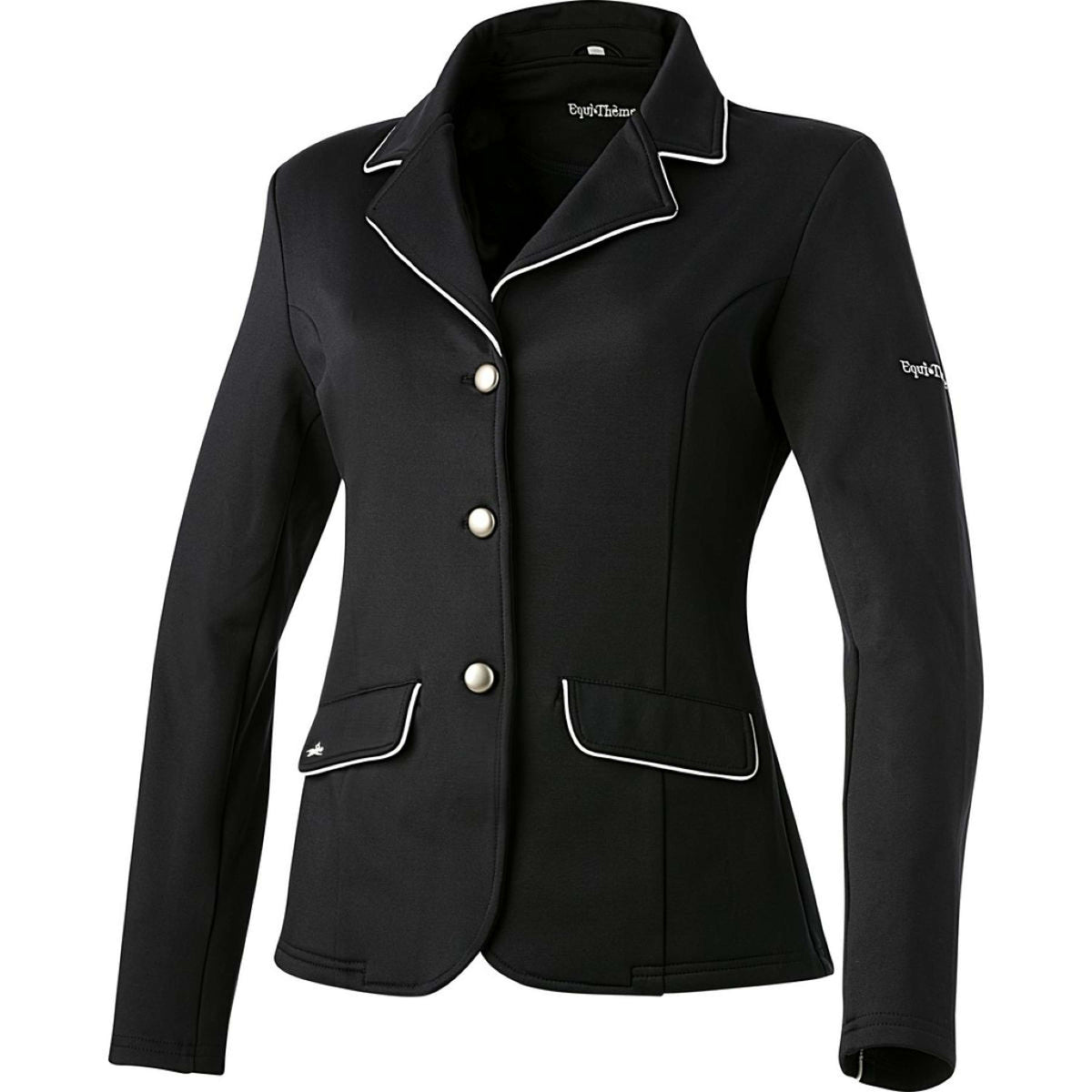 EQUITHÈME Chaqueta de Competición Soft Classic Negro Gris