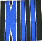 Randol's Navajo Pad Algodón Negro<>Azul<>Blanco