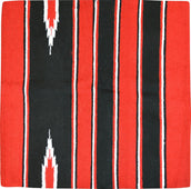 Randol's Navajo Pad Algodón Rojo<>Negro<>Blanco