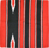 Randol's Navajo Pad Algodón Rojo<>Negro<>Blanco