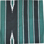 Randol's Navajo Pad Algodón Verde Negro Blanco