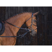 Riding World Riendas Laterales Pirelli Negro