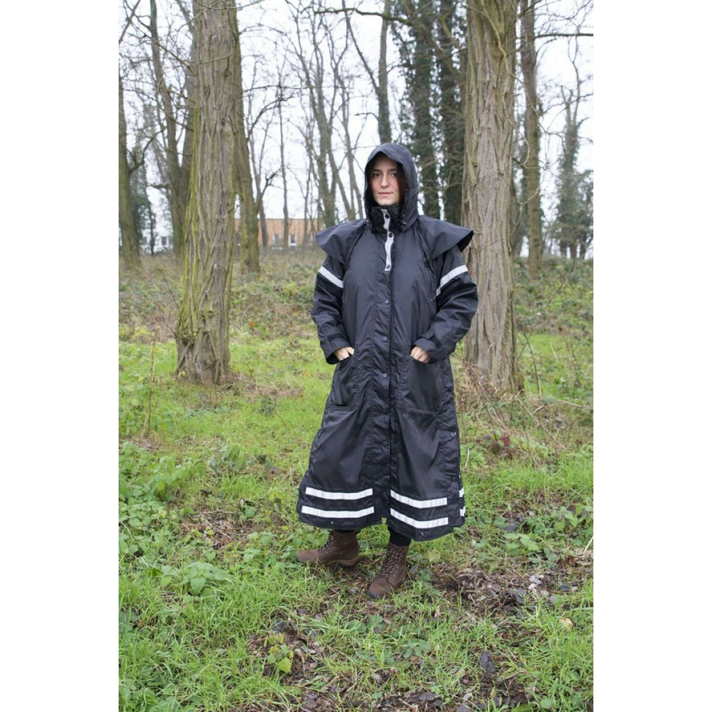 EQUITHÈME Abrigo de lluvia Ridercoat Negro