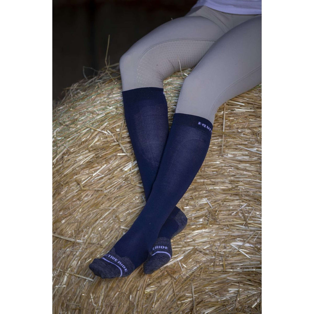 EQUITHÈME Calcetines Technic Azul Marino