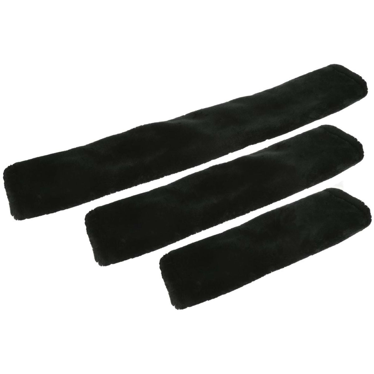 EQUITHÈME Cubierta de Piel para Cincha Teddy Negro