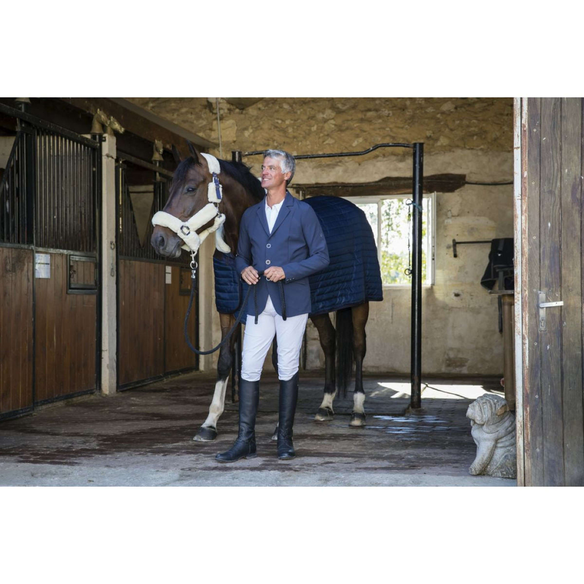 EQUITHÈME Chaqueta de Competición Dublin Hombres Azul Marino