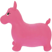 Equi-kids Pelota saltarina Horse Rosa neon