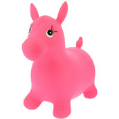Equi-kids Pelota saltarina Horse Rosa neon