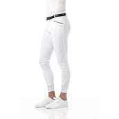 EQUITHÈME Pantalón de Equitación Lars Rodilleras de Silicona Hombre Blanco