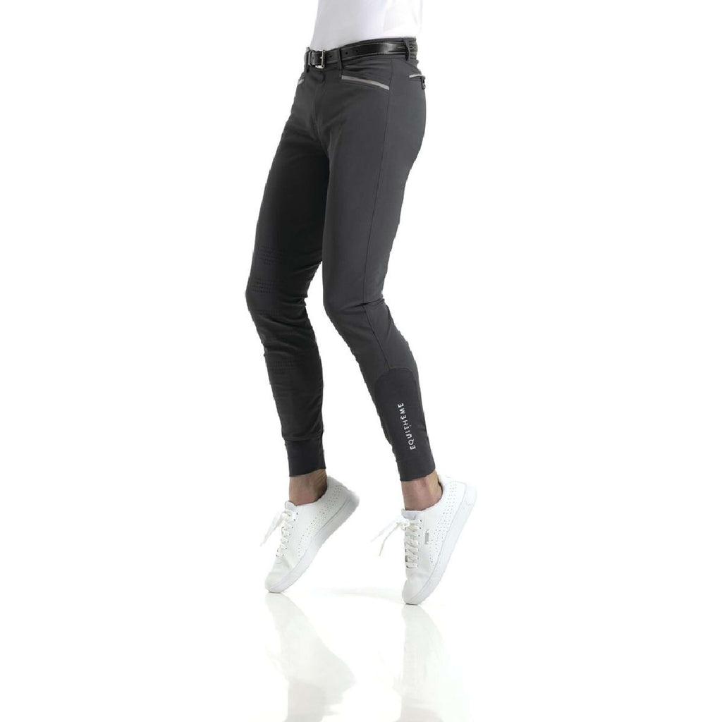 EQUITHÈME Pantalón de Equitación Georg Hombres Antracita