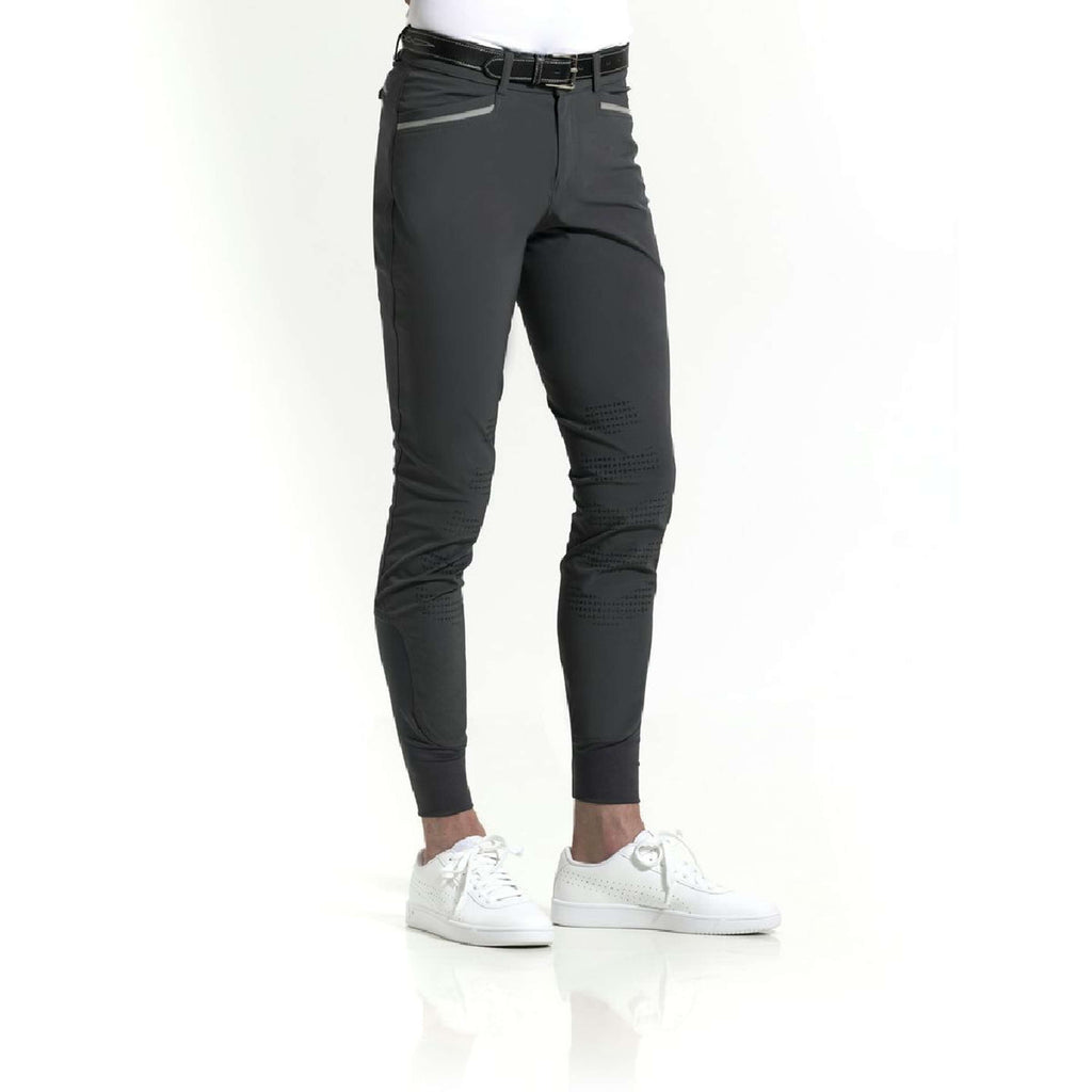 EQUITHÈME Pantalón de Equitación Georg Hombres Antracita