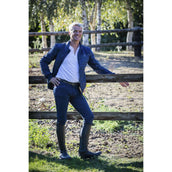 EQUITHÈME Pantalón de Equitación Georg Rodilleras de Silicona Hombre Azul Marino