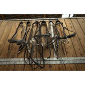 Hippotonic Colgador de Bridas para 5 Cabezadas Negro