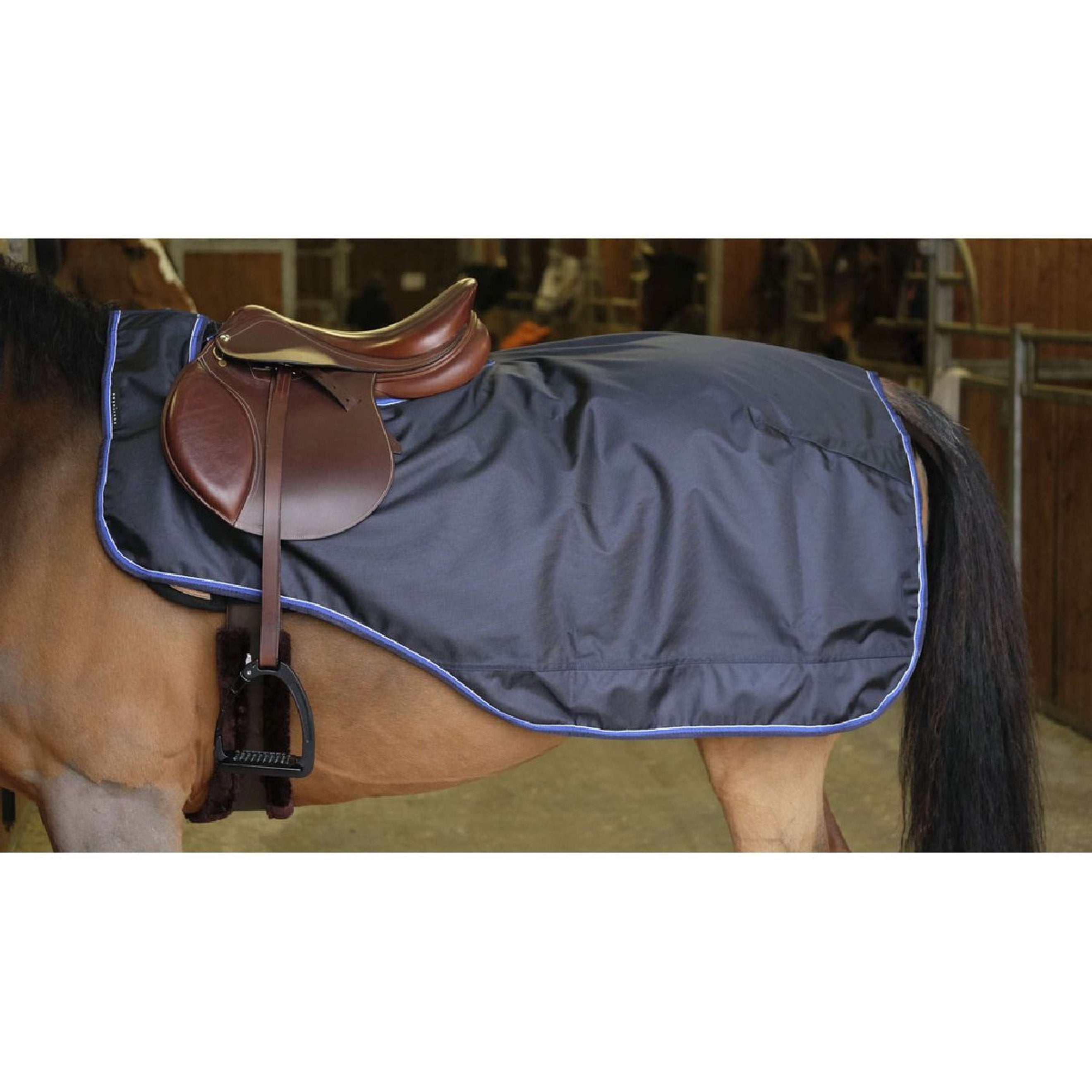 EQUITHÈME Manta de ejercicio Pro Series Tyrex 1680D Navy EQUITHÈME Manta de ejercicio Pro Series Tyrex 1680D Navy