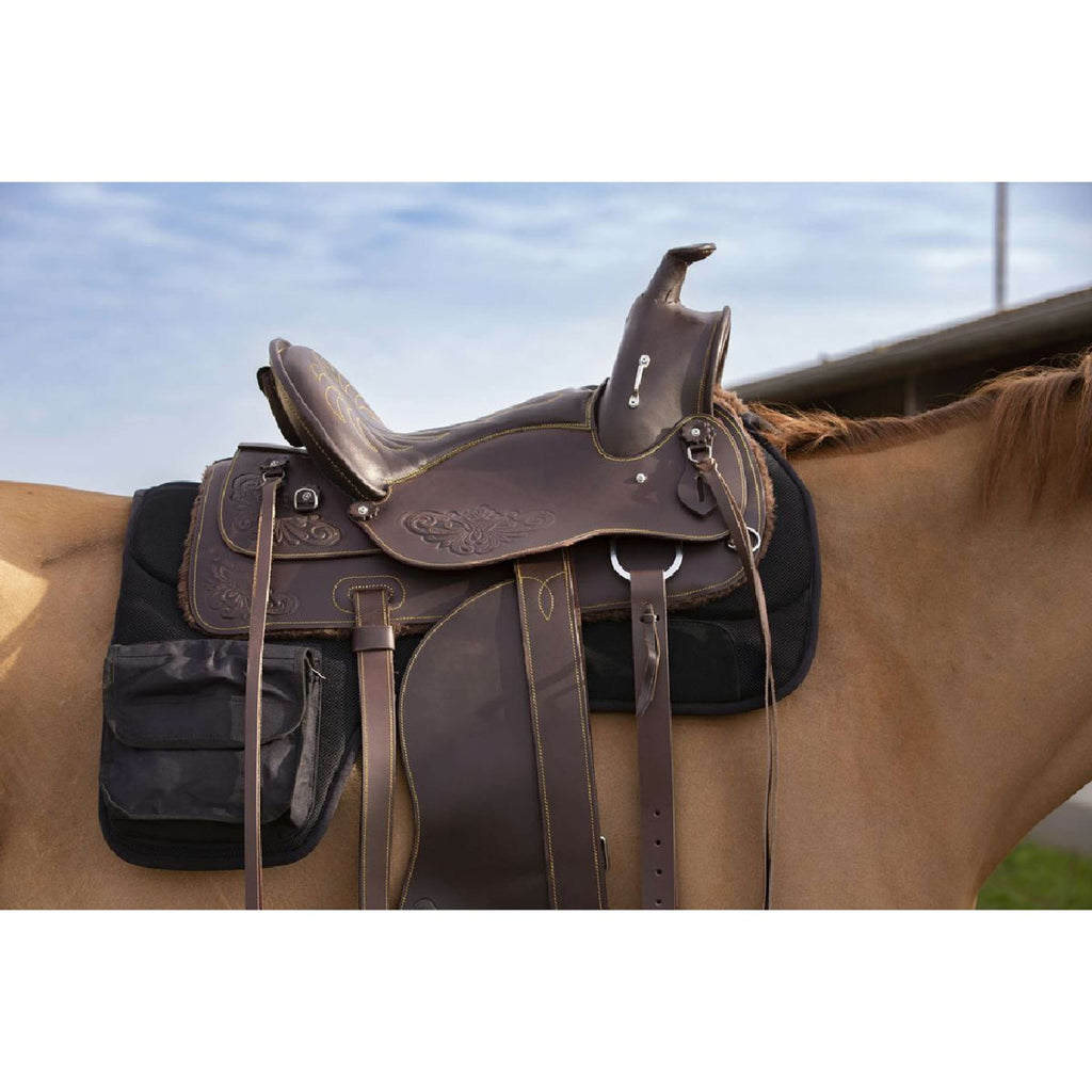 Westride Mantilla Western con Bolsas Negro