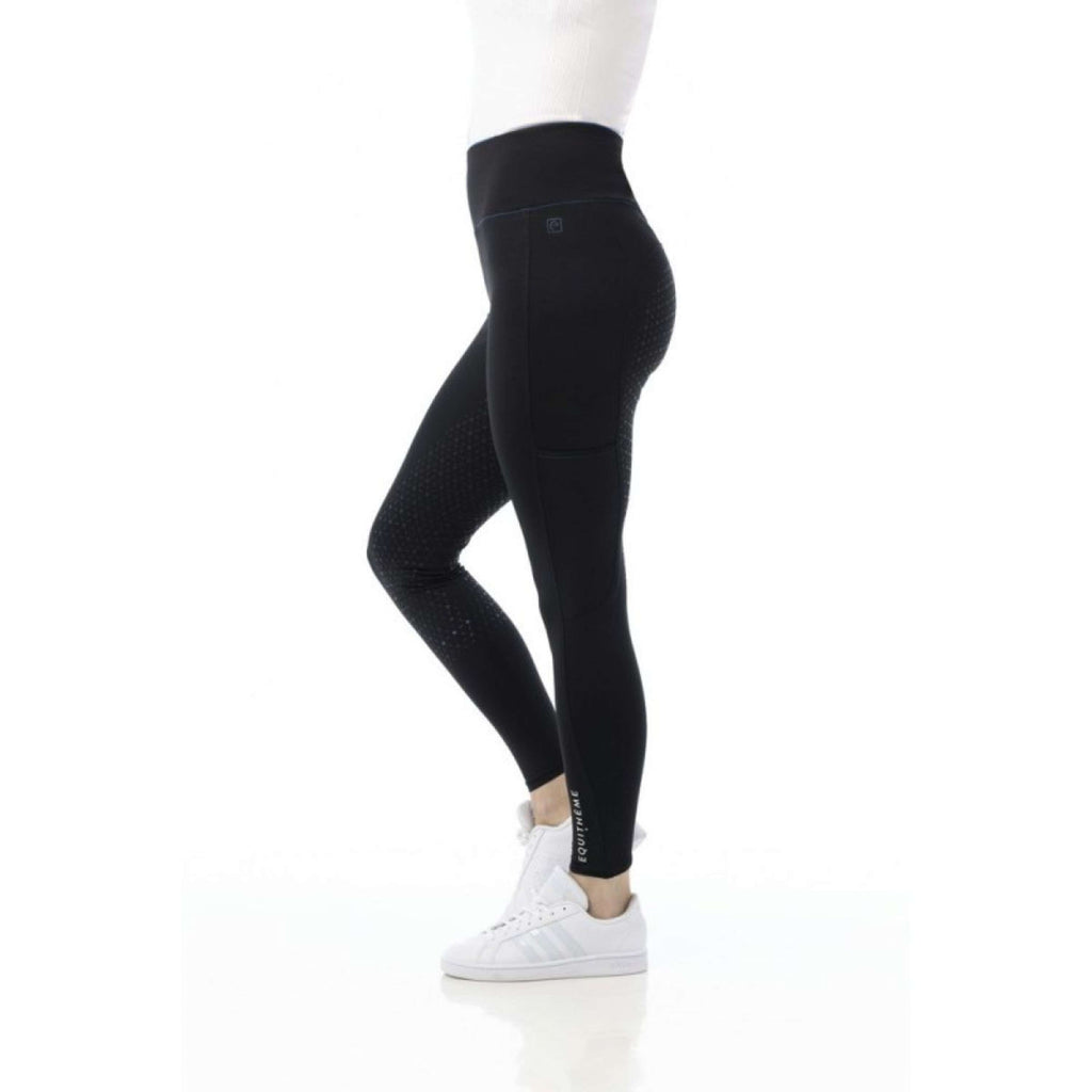 EQUITHÈME Legging de Equitación Lyly Negro
