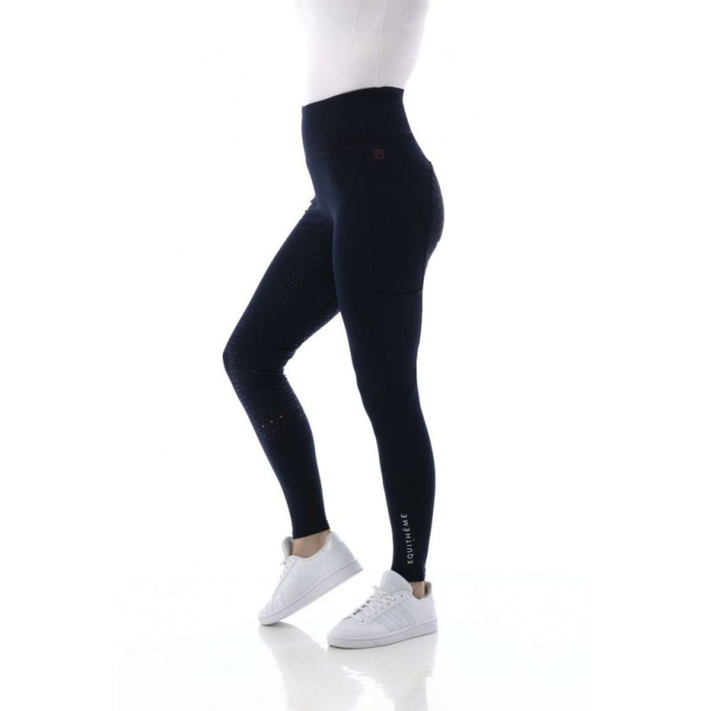 EQUITHÈME Legging de Equitación Lyly Sin cordones Navy
