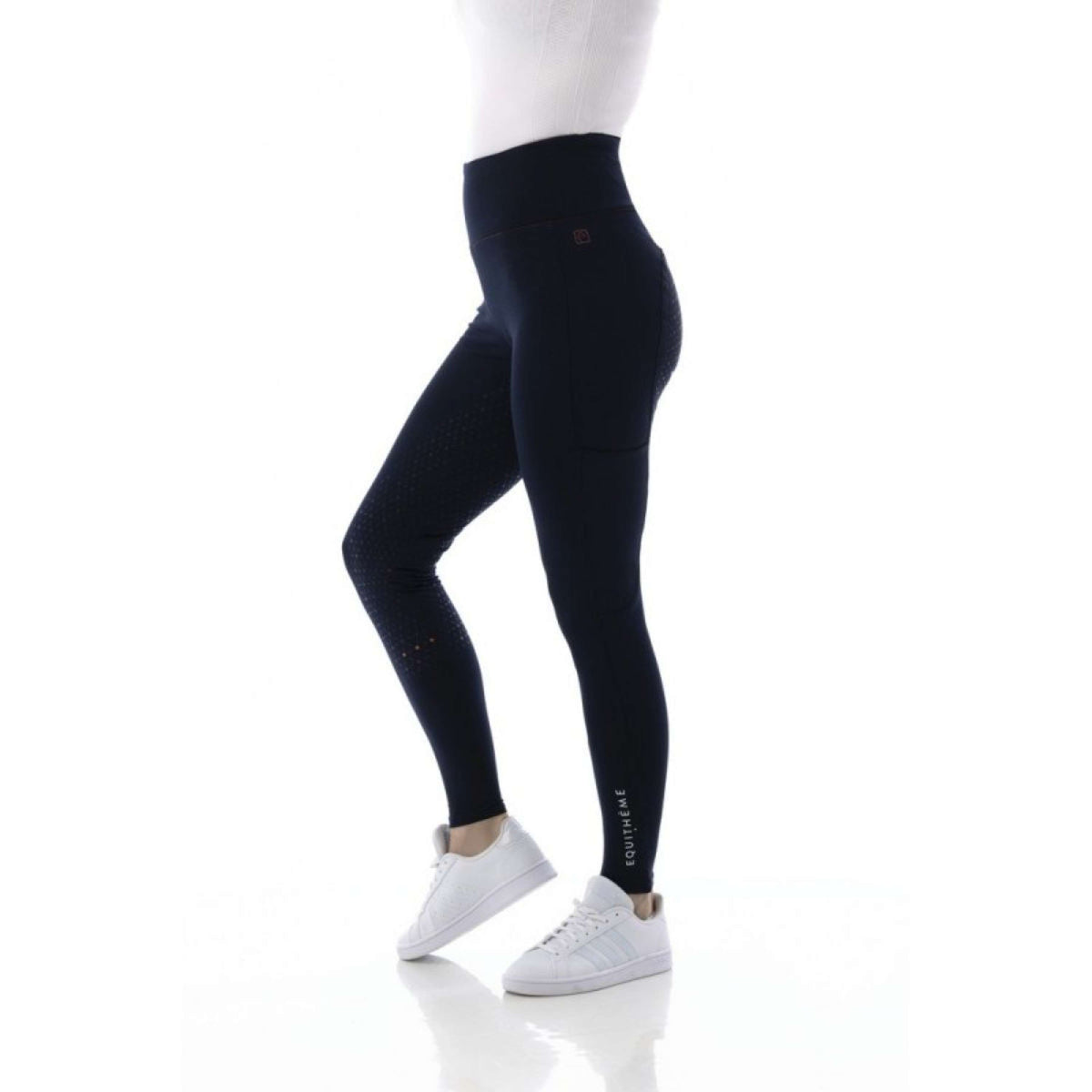 EQUITHÈME Legging de Equitación Lyly Sin cordones Navy