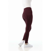 EQUITHÈME Legging de Equitación Lyly Rojo oscuro