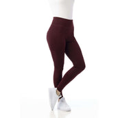 EQUITHÈME Legging de Equitación Lyly Rojo oscuro