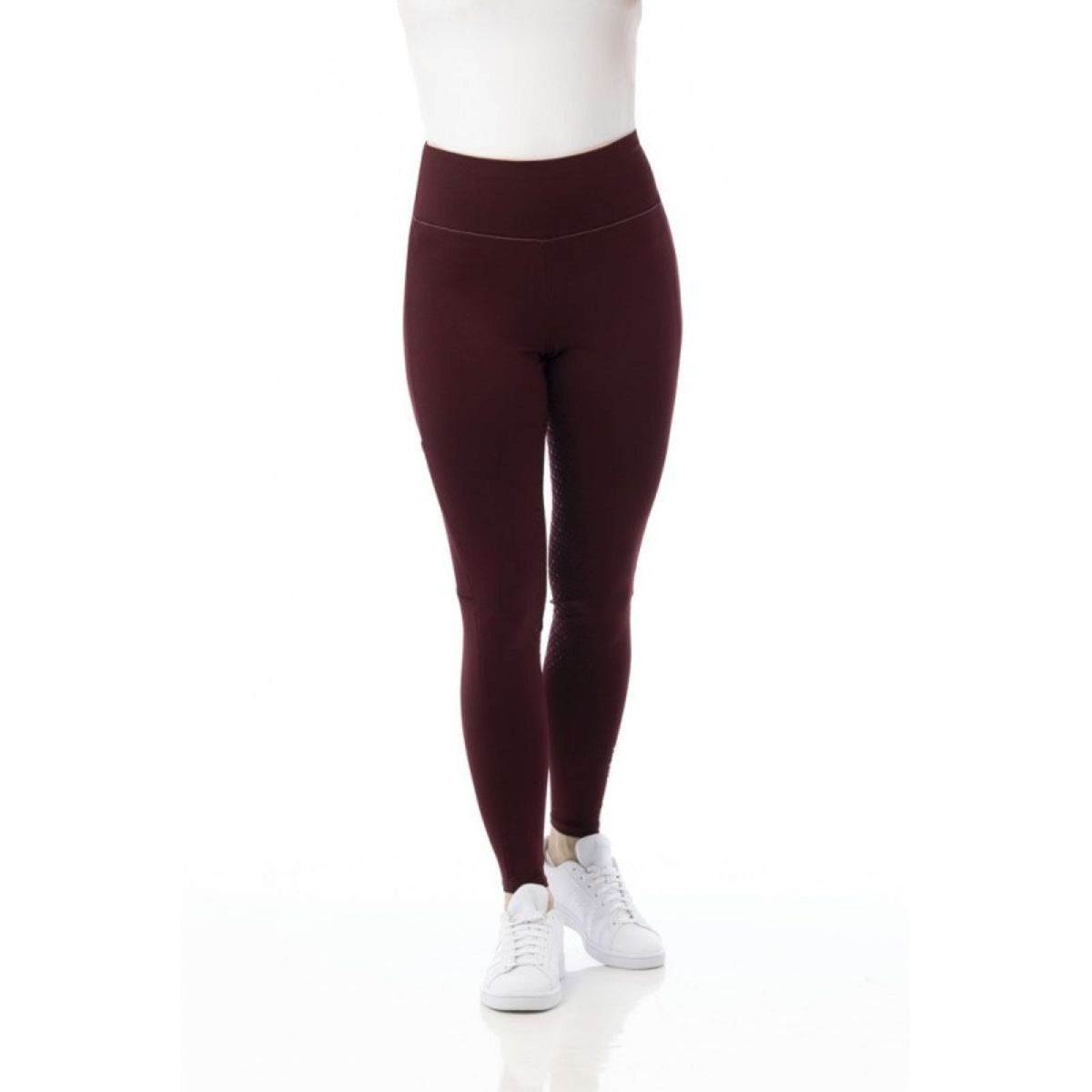 EQUITHÈME Legging de Equitación Lyly Rojo oscuro