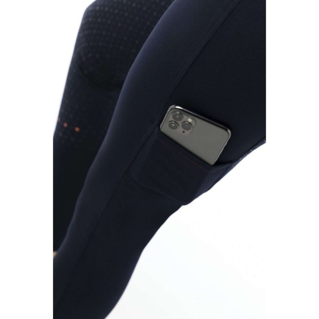 EQUITHÈME Legging de Equitación Lyly Sin cordones Navy