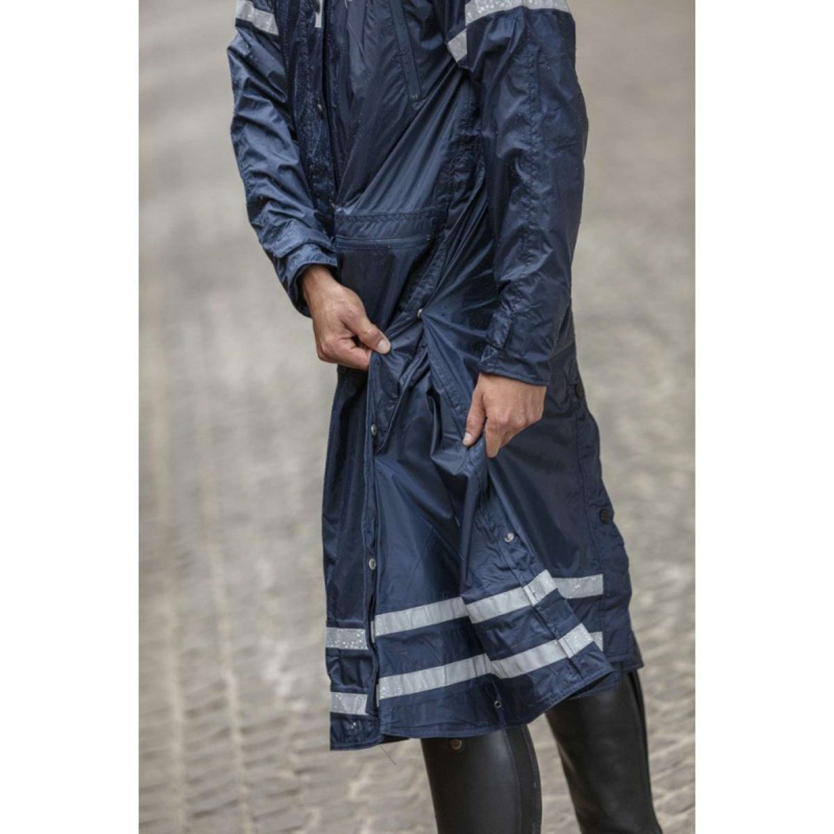 EQUITHÈME Abrigo de lluvia Ridercoat Azul Marino
