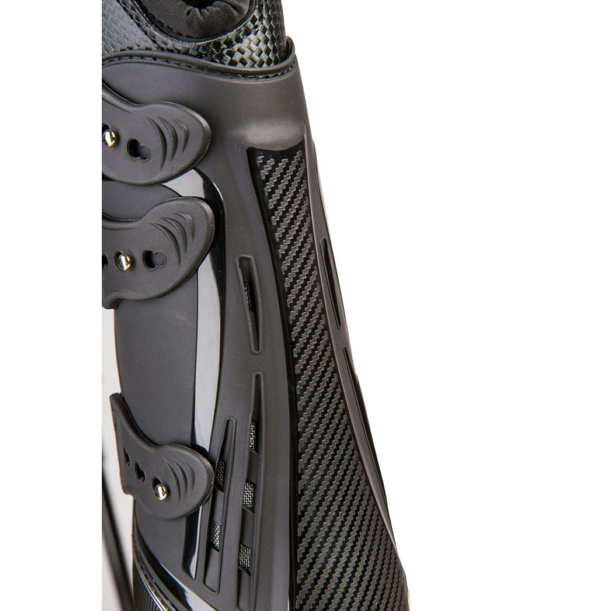 Lami-Cell Botas para tendones V22 con Protección de Rodillas Negro