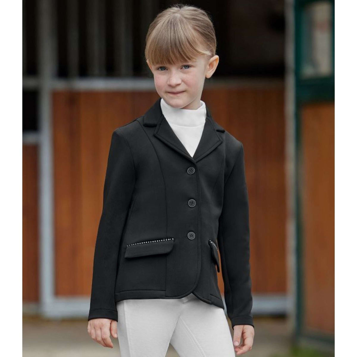 ELT Chaqueta de Competición Lina Niños Negro
