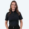 Elvera Equestrian Camiseta de entrenamiento EEVexa Manga Corta Negro