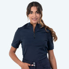 Elvera Equestrian Camiseta de entrenamiento EEVexa Manga Corta Navy