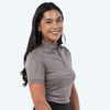 Elvera Equestrian Camiseta de entrenamiento EEVexa Manga Corta Walnuss