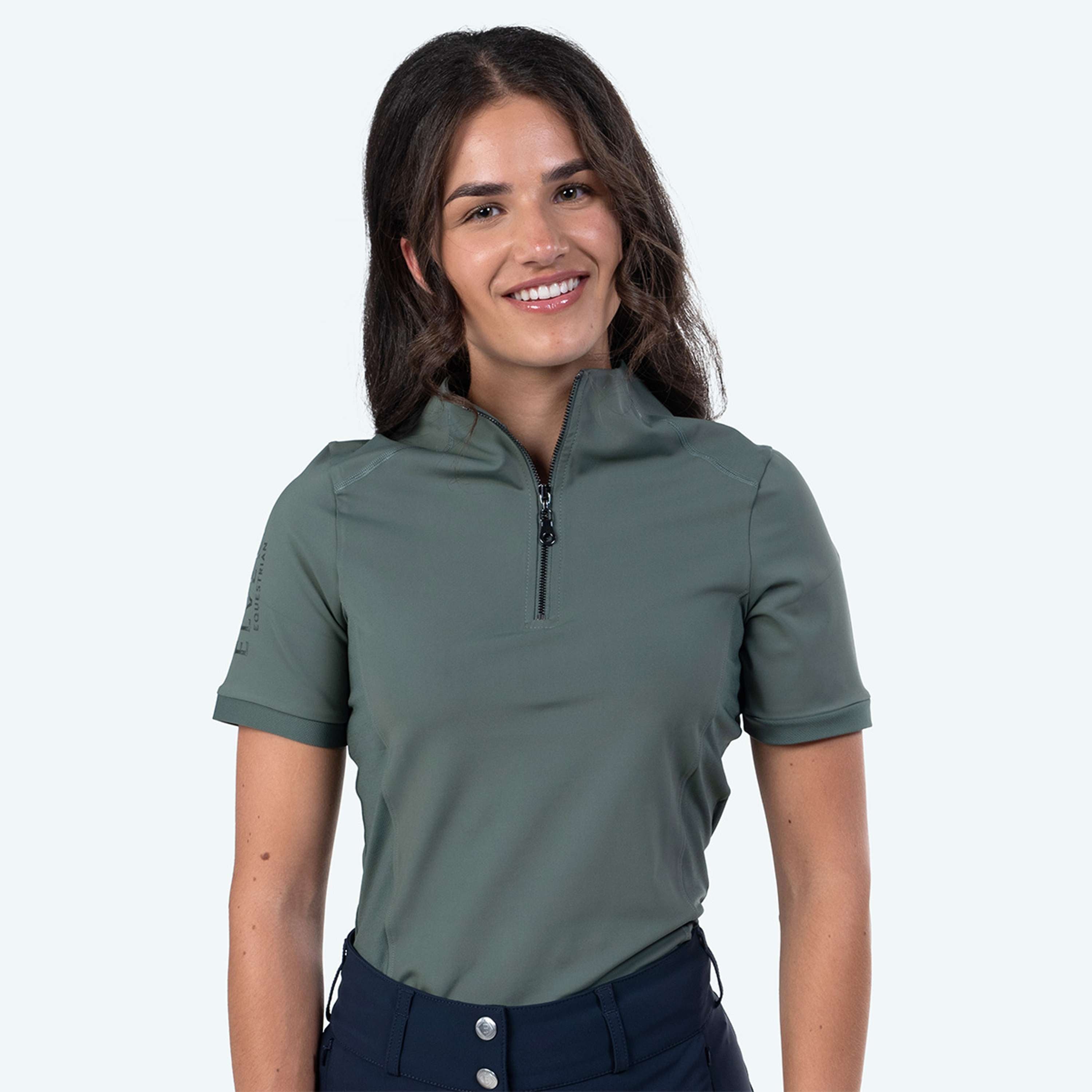 Elvera Equestrian Camiseta de entrenamiento EEVexa Manga Corta Oregano
