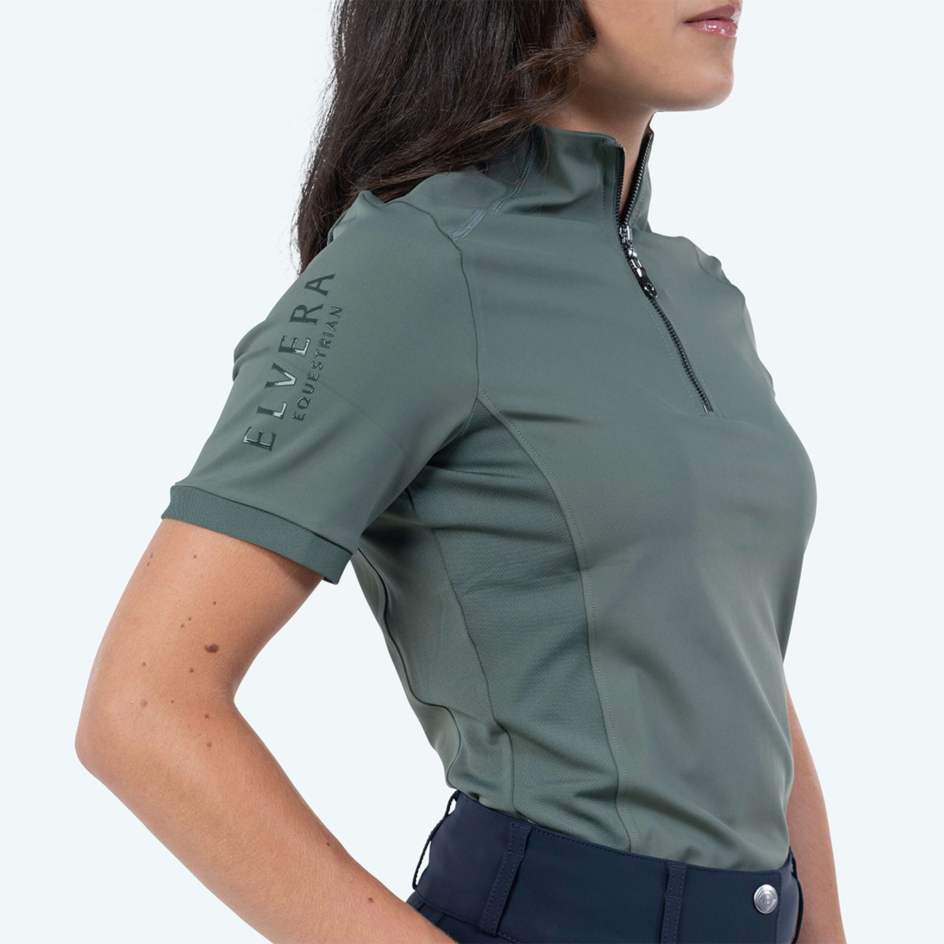 Elvera Equestrian Camiseta de entrenamiento EEVexa Manga Corta Oregano