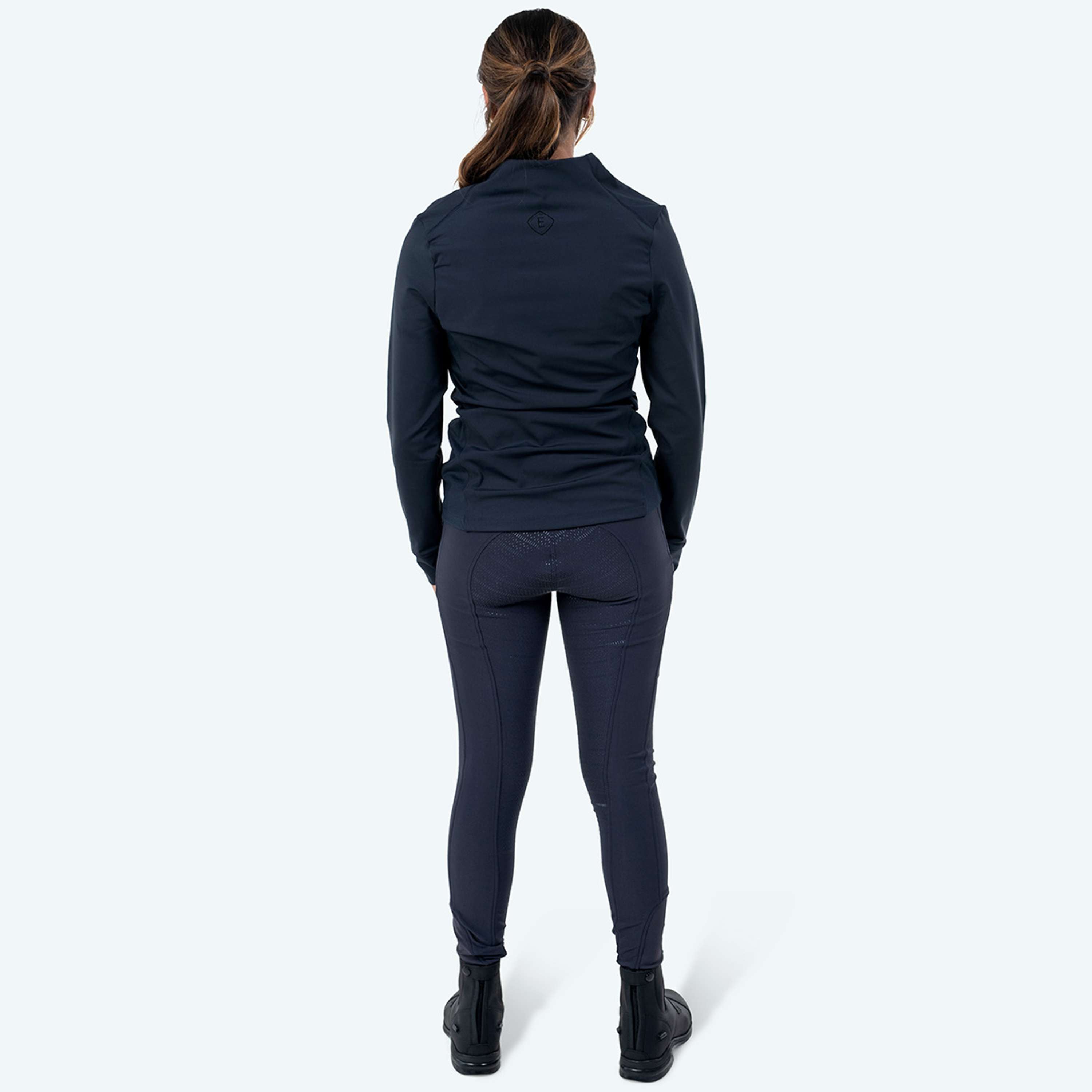 Elvera Equestrian Camiseta de entrenamiento EEMexa Manga Larga Navy