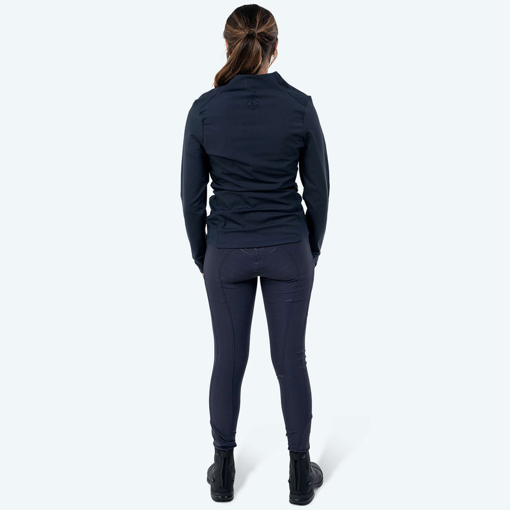 Elvera Equestrian Camiseta de entrenamiento EEMexa Manga Larga Navy