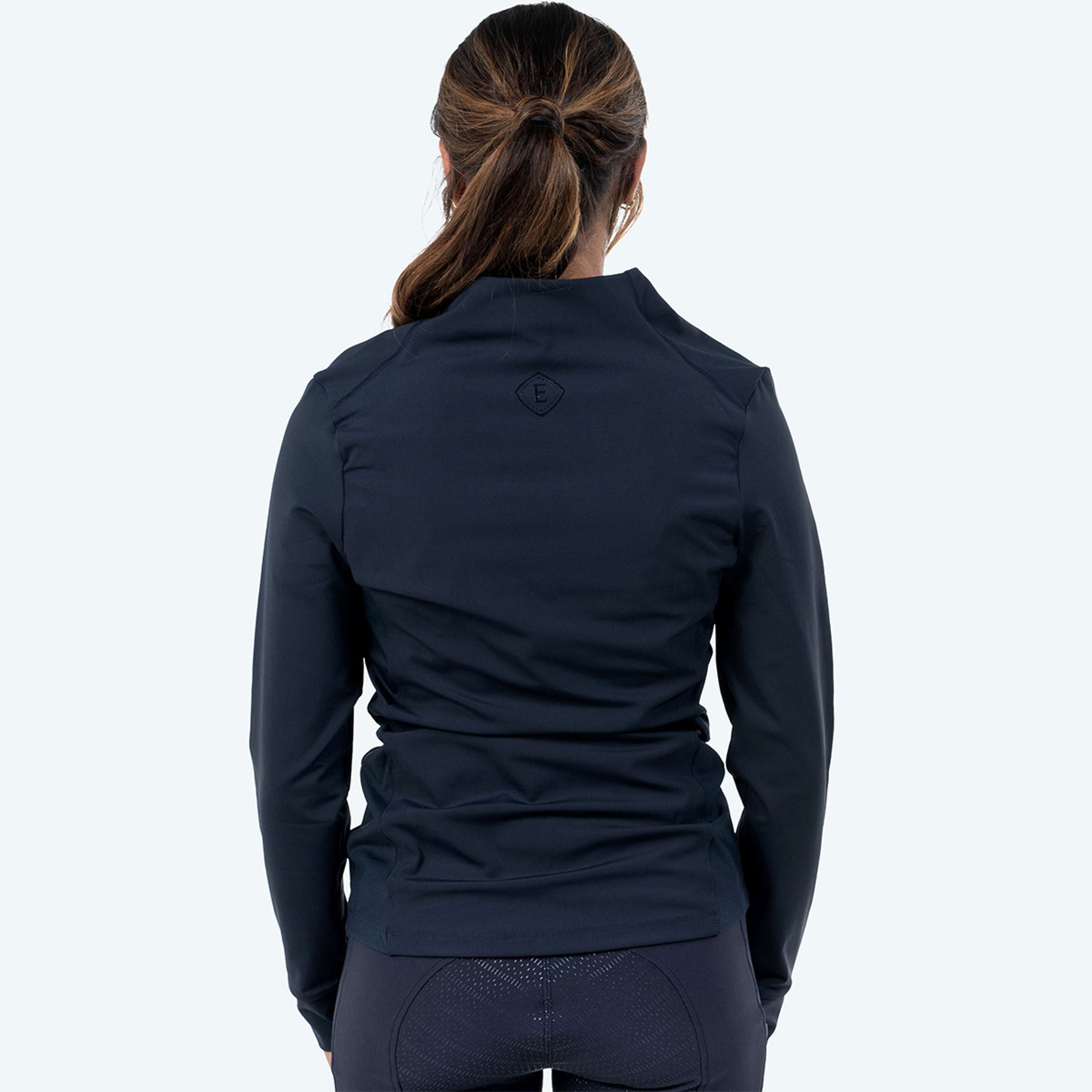 Elvera Equestrian Camiseta de entrenamiento EEMexa Manga Larga Navy