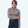 Elvera Equestrian Camiseta de entrenamiento EEMexa Manga Larga Walnuss