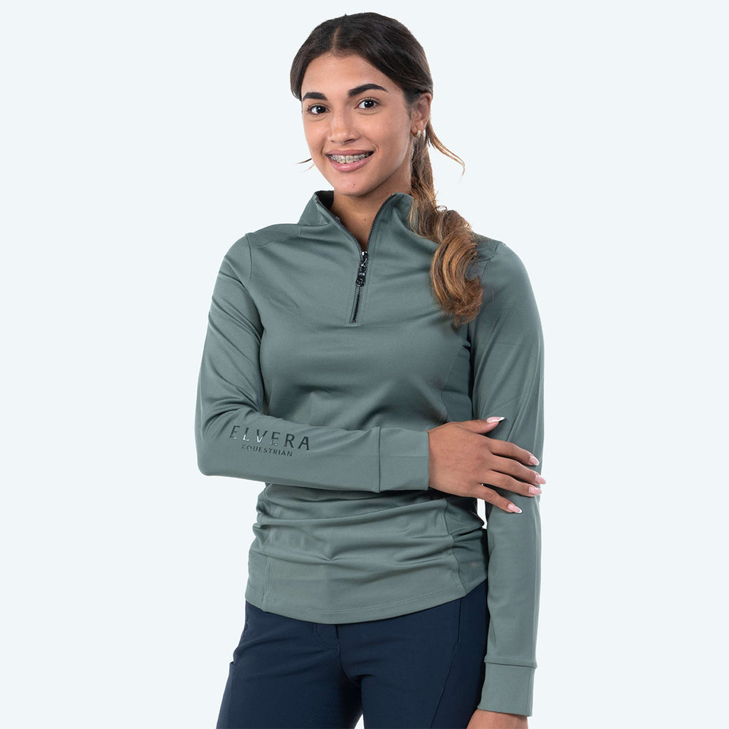 Elvera Equestrian Camiseta de entrenamiento EEMexa Manga Larga Oregano