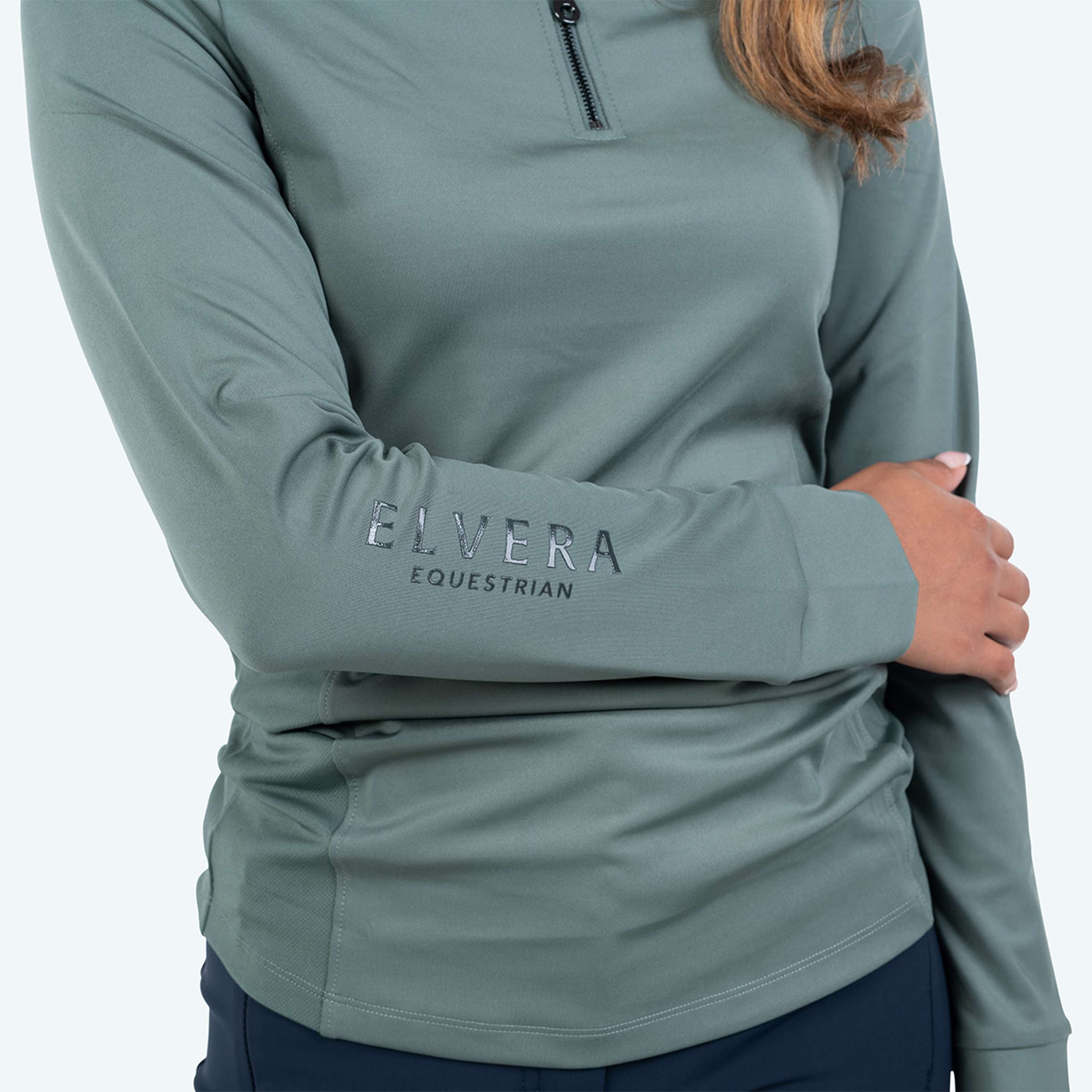 Elvera Equestrian Camiseta de entrenamiento EEMexa Manga Larga Oregano