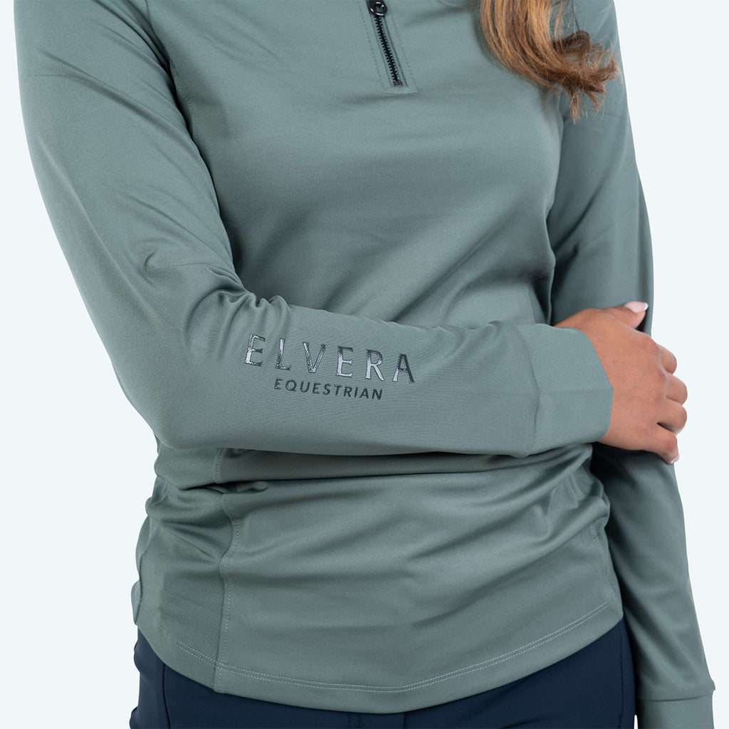 Elvera Equestrian Camiseta de entrenamiento EEMexa Manga Larga Oregano