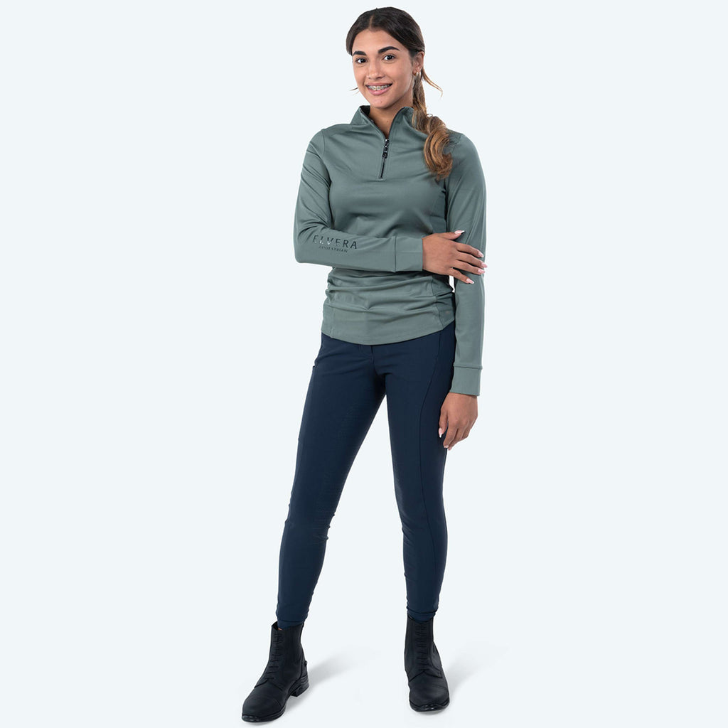 Elvera Equestrian Camiseta de entrenamiento EEMexa Manga Larga Oregano
