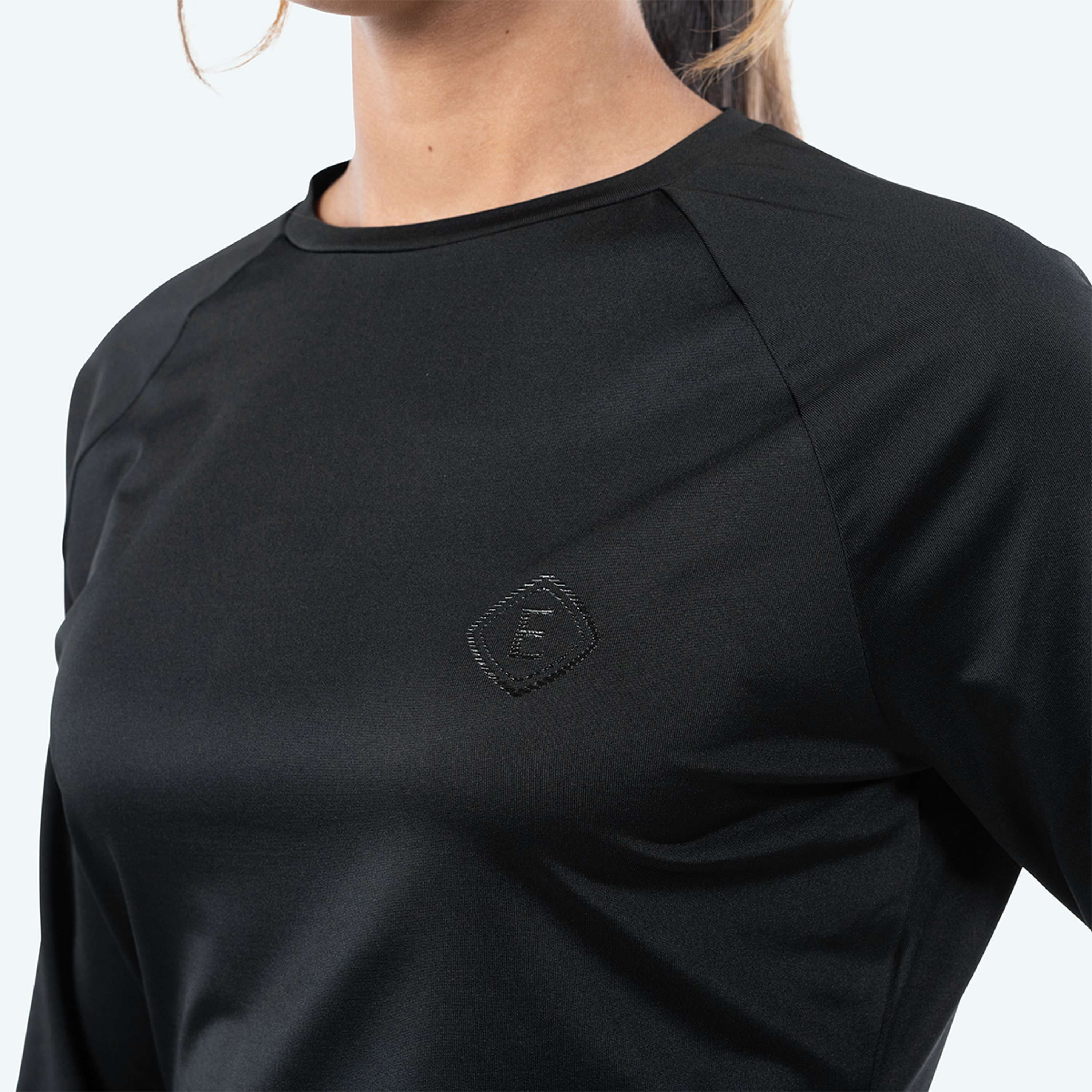 Elvera Equestrian Camiseta de rendimiento EELunara Negro