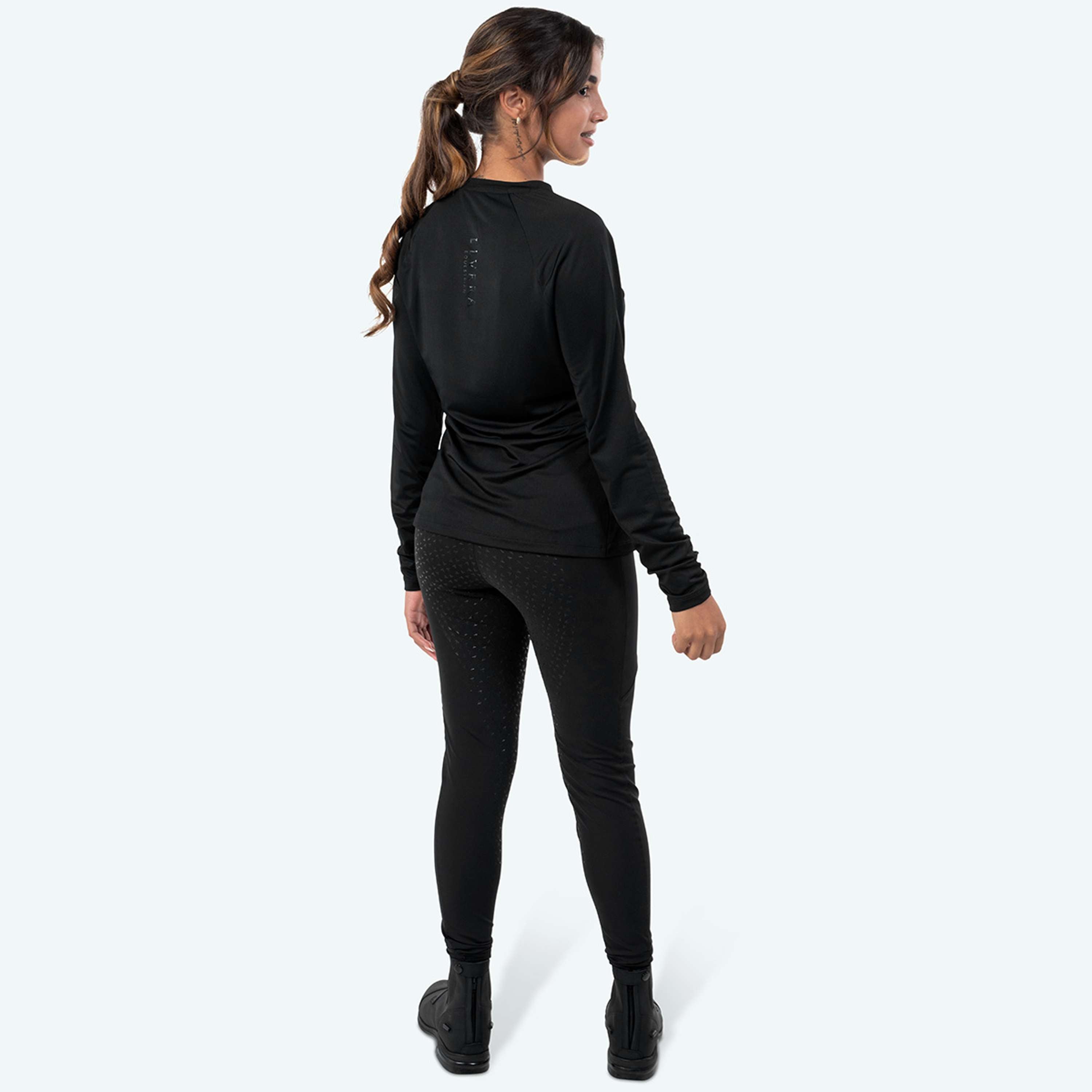 Elvera Equestrian Camiseta de rendimiento EELunara Negro